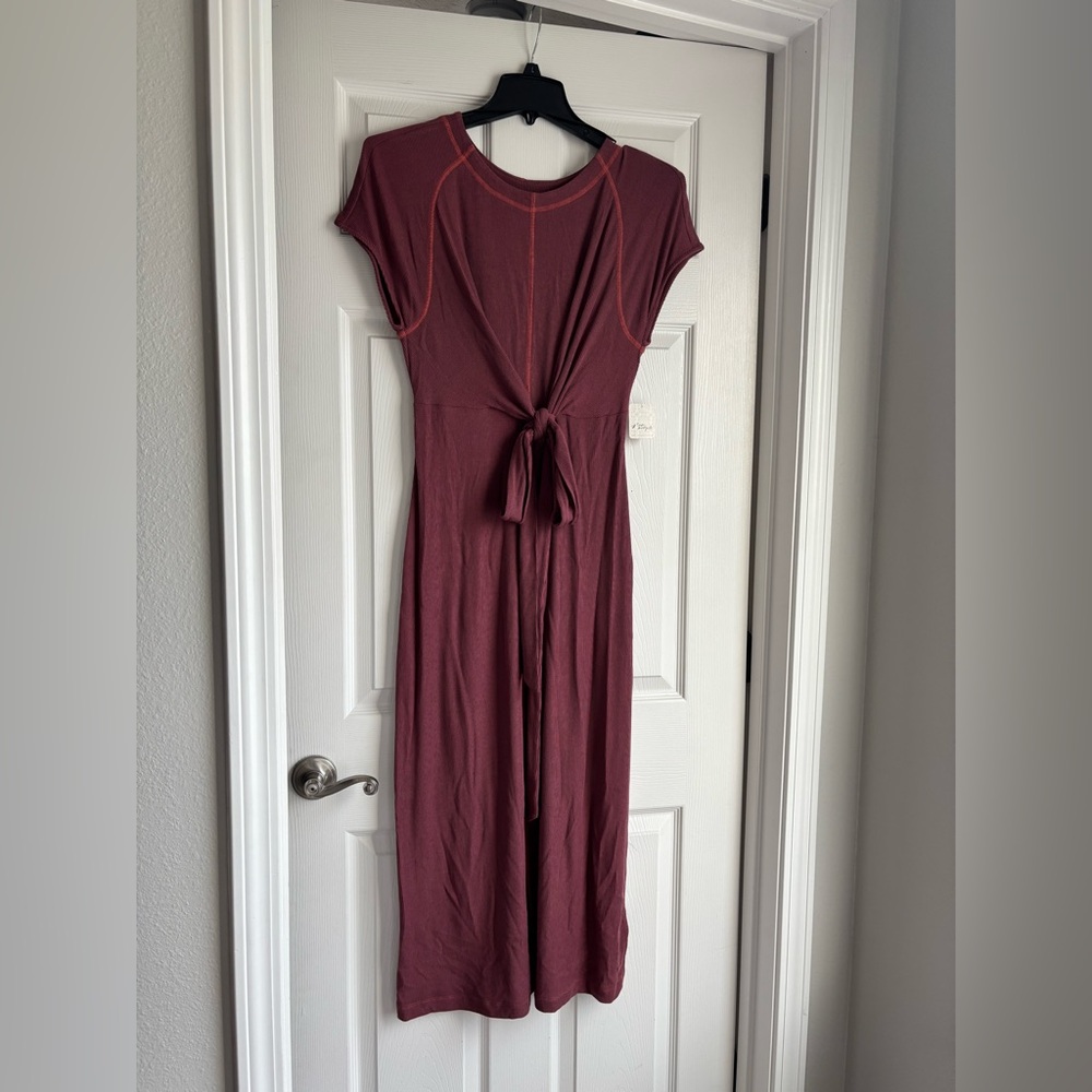 Free People Burgundy Dress